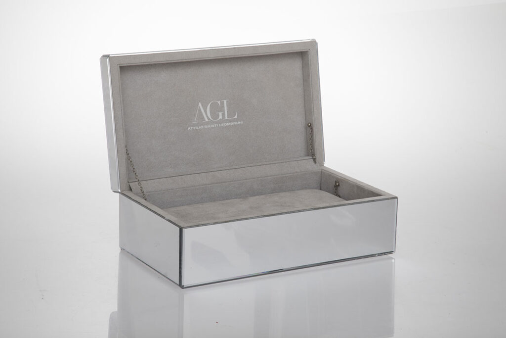AGL Cofanetto Velluto Rivestito PMMA Specchio
