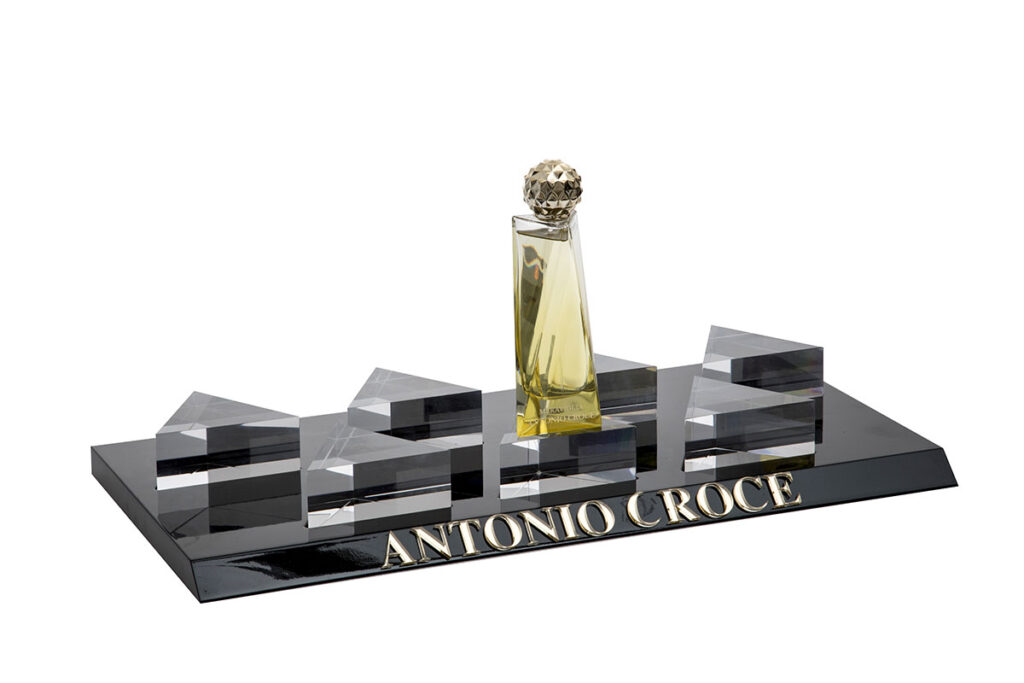 Antonio Croce, Espositore Banco Porta Profumi - PMMA e Plexiglas