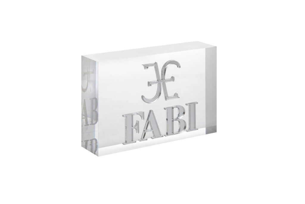 Fabi Targa Esposizione - PMMA e Plexiglas Trasparente