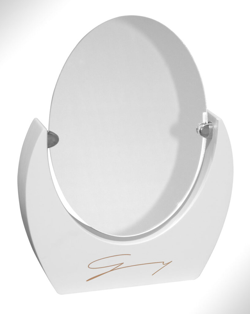 Genny Espositore Specchio - PMMA, Plexiglas e Legno