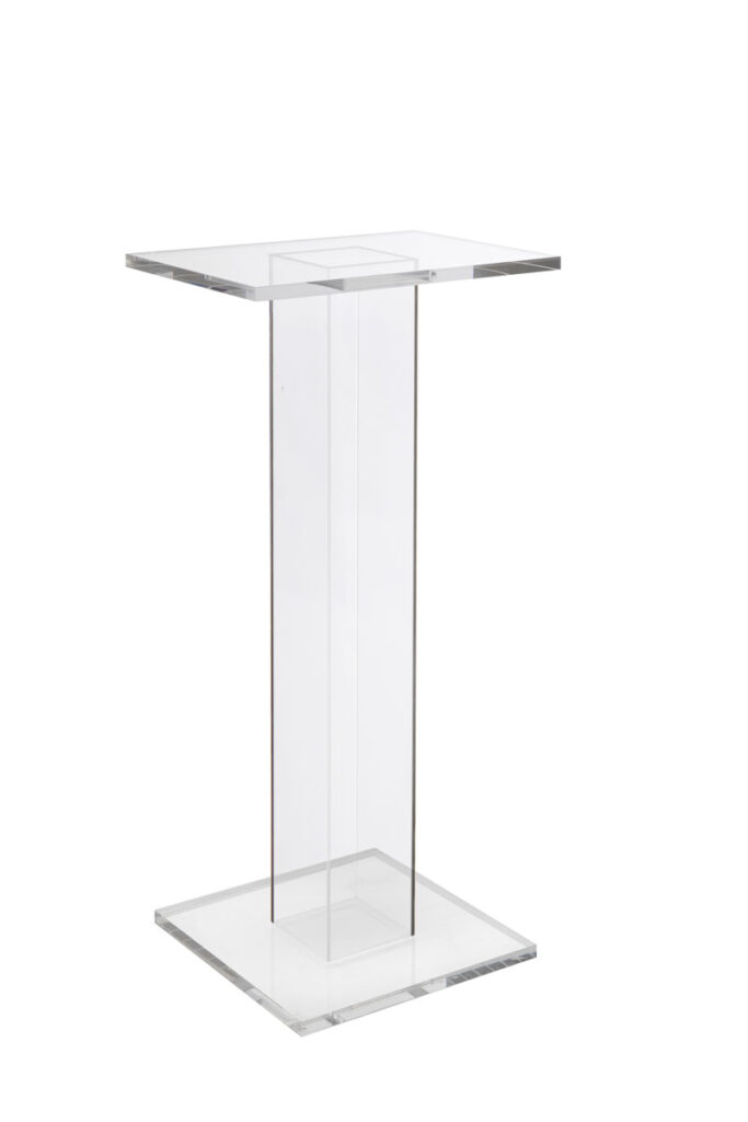 Leggio Piedistallo - PMMA e Plexiglas Trasparente